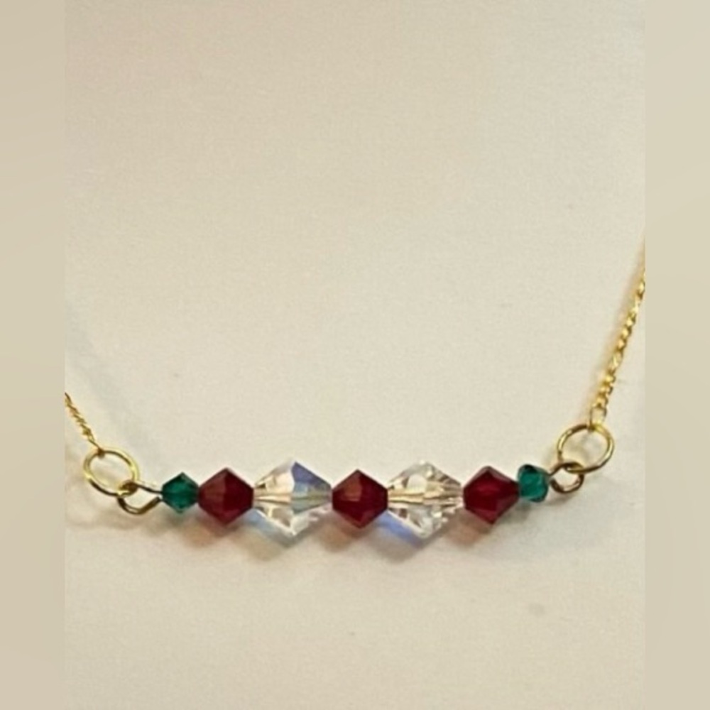 NEW Swarovski Festive Crystal bar necklace B